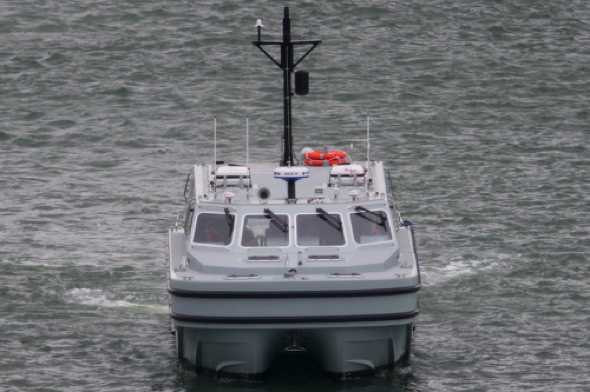11 November 2020 - 11-11-08
The picket boat replacement: Eight of the officer training version should be coming to Dartmouth, others variants will be for diver support, survey and passenger transfer from the Prince of Wales carrier.
--------------------------
OTB-1, BRNC's new officer training boat.